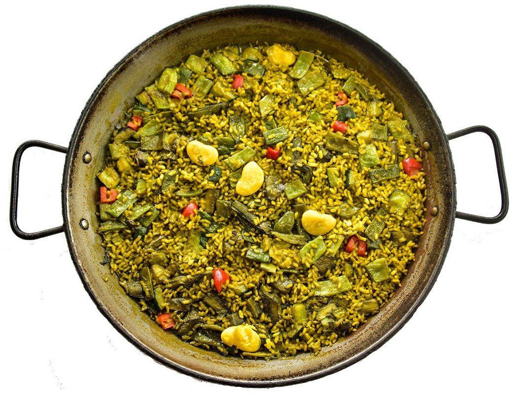 Vegetable paella